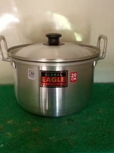 Panci Masak Air Merek Global Eagle No 20/Panci Rebus/ Panci Mie/Panci Alumunium