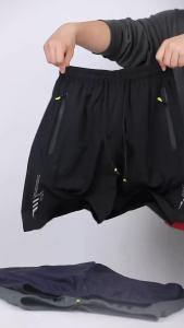 New Fashion Sports Shorts Men Summer Quick-drying Breathable Drawstring Shorts Male Beach Short Pants for Men New Trendy Bottom