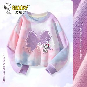Snoopy | Áo Hoodie Dài Tay Nhẹ Cho Bé Gái