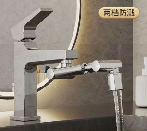 Đầu Nối Vòi Nước Thông Minh Xoay 1440 độ 2 Chế Độ Nước Co Giãn