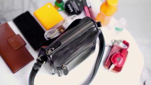 Tas selempang wanita kulit kecil - tas selempang mini wanita kulit asli