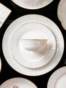 mornenjoy | New Jingdezhen Bone China Tableware Set