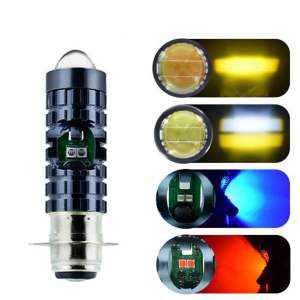 Lampu Depan Led Motor H6 Matic Bebek Skutik 2 Warna Plus Senja