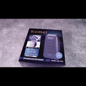 Kemei | Kemei Rechargeable Cordless Shaver for Men Twin Blade Reciprocating Beard Razor Face Care Multifunction Strong Trimmer KM-1102