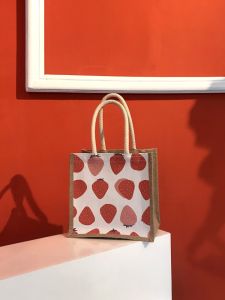 Autumn Harvest Original Hemp Bag มือถือผ้ากัญชาสีเหลืองกระเป๋าหนังสือนักเรียนเป็นมิตรกับสิ่งแวดล้อมช้อปปิ้งกระเป๋า Retro Wind สไตล์