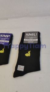 KAOS KAKI VEVE HITAM SEKOLAH PRAMUKA BORDIR TUNAS TEBAL ~ KAUS BETIS SD SMP SMA SPANDEK SCHOOL SOCKS