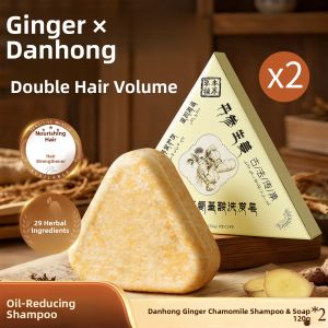 swekp | Herbal Shampoo Soap with Salvia Ginger and Usman Grass for Hair Strengthening Anti-Breakage Oil Control and Dandruff Removal