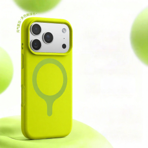 MANJITU | Dopamine Liquid Silicone Magnetic Shockproof Full Camera Protection Case for iPhone