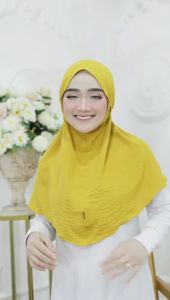 HIJAB MARYAM CRINKLE M KERUDUNG BERGO MARYAM KHIMAR TALI