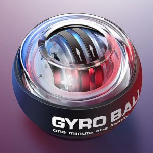 Guoftstars Gyro Ball Gyroscope LED Wrist Ball Power Gym Training Exercise Tool Badminton Tennis Arm Muscle Force Fitness Trainer 腕球