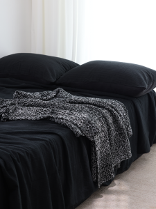 Minimalist Modern Sofa Decoration Casual Blanket Knitting Thread Blanket Tailstock Towel Black New Arrival