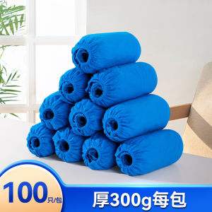 Disposable Thickened Non-woven Fabric Indoor Shoe Covers Cartoon Print Wear-resistant Anti-slip Breathable No Need to Remove