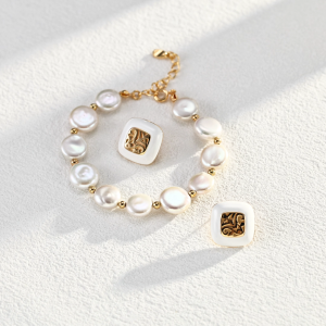 Vanco Chick-S925 Silver Natural Pearl Bracelet