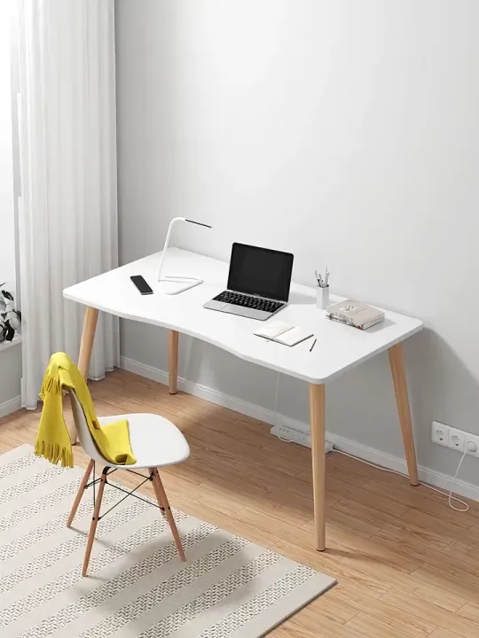 โต๊ะทำงาน โต๊ะกระดาน 120cm มุมโต๊ะเรียบ ปลอดภัย มีหลายขนาด โต๊ะเรียน โต๊ะทำการบ้าน ทำด้วยไม้ สามารถรับน้ำหนักได้ 150KG study desk