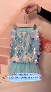Rok Anak Perempuan Motif Mermaid Duyung