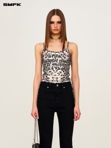 SMFK | Leopard Print Retro Slim Fit Tank Top
