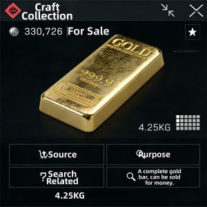 Red High-Quality Game Metal Model