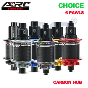 ARC Carbon Fiber Hub 32 Holes Mountain Bike Hub 6 Pawl 114 Clicks Compatible with Hyper Glide Micro Spline Sram XD 12 Speed