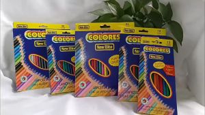 COD 12/18/24/36/48 Colours Color Oil Pencils Set Drawing Pencil Vivid Sketching Colored Pencils Art Supplies