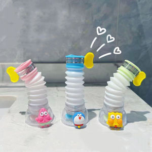 Kitchen splash proof faucet water filter universal retractable rotating filter dormitory showerhead universal nozzle