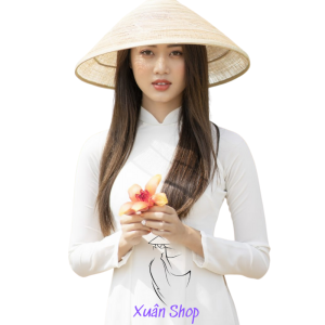 Áo dài trắng học sinh cổ truyền thống (cổ bâu) 02 tà LỤA MỸ/ áo dài nữ sinh/ áo dài học sinh cấp 3/ áo dài truyền thống