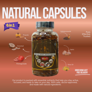 Olive Oil Capsule / Black Seed Capsule / 2 in 1 / 3 in 1 / 4 in 1 / 5 in 1 / 6 in 1 / Pomegranate / Propolis / Habbatussauda / Garlic / Olives / Ori