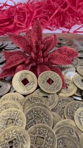 [Bán sỉ] 100 đồng xu bát quái âm dương đồng xu phong thuỷ phong cách cổ vật phẩm phong thuỷ chiêu tài