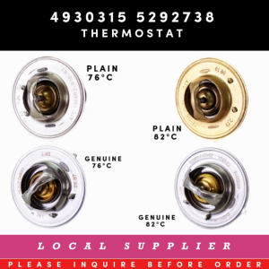 5292738 THERMOSTAT 4930315 [LOCAL STOCK. READY TO SHIP WITHIN 24HRS] FOR CUMMINS 3283589 3802273 3972071