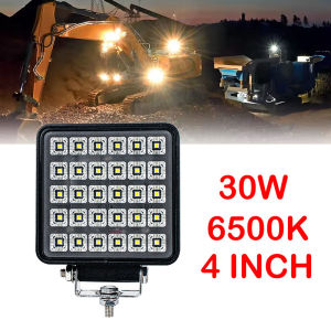 12V 24V LED Equipment Work Lights with Integrated Toggle Switch Flood Led Work Lights for Excavator Grader Crawler Dozer Loader