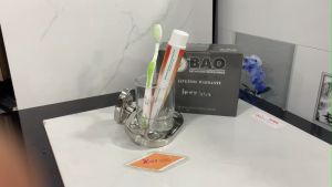 Kệ ly Inox Bảo kệ ly Inox SUS304 KAG-M2-2005 giá ly bàn chải đánh răng SUS304 cao cấp siêu bền thiết kế tuyệt đẹp tiện