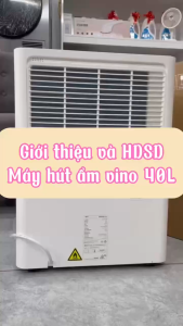 Máy Hút Ẩm Thông Minh Xiaomi VINO 40L – Giải Pháp Kiểm Soát Độ Ẩm Toàn Diện Cho Không Gian 120m²
