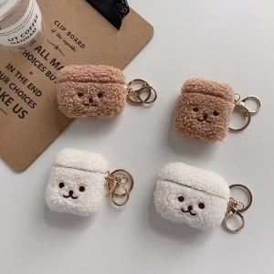 Bear Earphone Case For Apple Airpods 3 Pro 2 1 Cute Fluffy Cover For Airpods Pro 3 Lovely Headphones Fur Cases For Airpods 3 Box