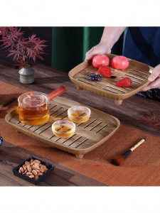 MOLORE | Anti-Slip Water Storage Double Layer Tea Tray