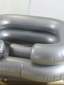 Sincecu Inflatable Shampoo Basin with Built-in Pillow - Foldable PVC Hair Washing Tray