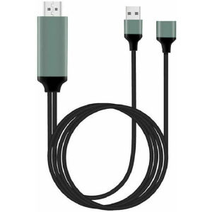 Phone to HDMI Connector Universal HDMI Cables Adapter 1080p HDTV Cable Support Phone to TV Projector Monitor Windows