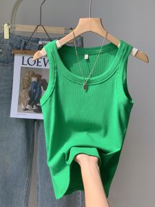 Áo Vest Không Tay Cổ Chữ U American plus Size Slim Fit Mùa Hè Chống Ánh Sáng Cho Nữ Áo Vest Ngoài Trời Thời Trang