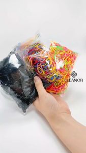 Bịch dây thun buộc tóc nữ Eleanor Accessories dây cột nhiều màu sắc phụ kiện tóc 11282