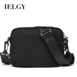 IELGY messenger bag mens mini hong kong style korean style fashion shoulder canvas bag