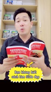 Sách PowerPoint Ứng Dụng Văn Phòng Quy Trình Thiết Kế Slide Chuyên Nghiệp Kèm Video Online Miễn Phí + Tặng Bảng Hàm  + Nhãn Dán
