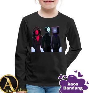 KAOS anak atasan lengan panjang speaker man