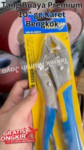 AMERICAN TOOL Tang Jepit Buaya Bengkok 10\" gg. Karet Oval Curve Locking Pliers CR-V