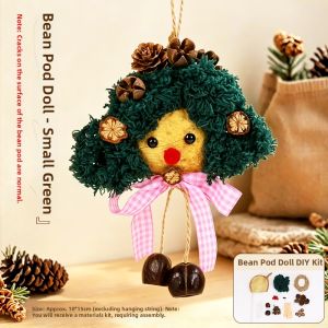TAOQUMAO | DIY Handicraft Material Pack Natural Seed Pod Wind Bell