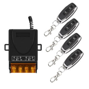 Công Tắc Điều Khiển Từ Xa Không Dây RF 433MHz 30A Relay Cho Máy Bơm Nước Động Cơ Đèn LED Cửa Ra Vào - Khoảng Cách Điều Khiển 100m