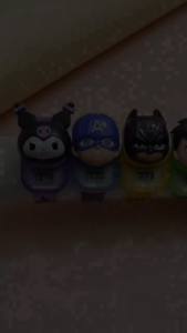 Sanrio Kids Watch Kuromi Led Watch 3D Hello Kitty Melody Cinnamoroll Girls Watches Flip Luminous Music Watches