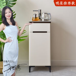 Smart Voice Control Tea Bar Machine Cream Style Solid Wood Home Automatic Multi-Function Cold Hot Drinking Water Machine New Model