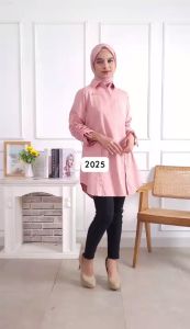 Vioren Long Tunik Atasan Wanita Dewasa Premium Bahan Cotton Yokka One Size (25)