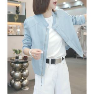 Shalldoer | Slimming & Stylish Leather Coat with Zip Pockets