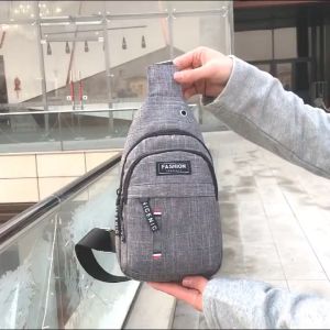 C55 Túi đeo chéo namcặp đeo chéo nhiều ngăn riêng biệtTúi được làm từ chất liệu vải dù bền đẹp CINDY