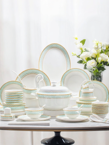 JINGDITAOCI | Ceramic Bone China Dinnerware Set New 2026