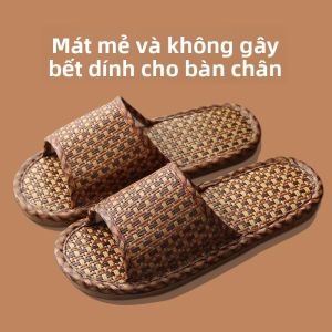FEIZHUXIANSEN | Dép Gỗ Tre Chống Trượt